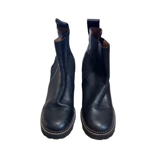 See By Chloe Mallory Leather Chelsea Booties black size ??? $475