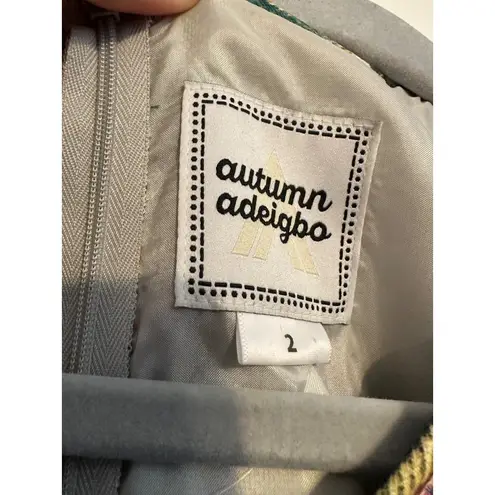 Autumn Adeigbo Oona Abstract Printed Puffed