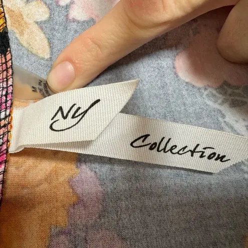 Ny Collection CLEARANCE! Floral Crewneck Top Size M EUC