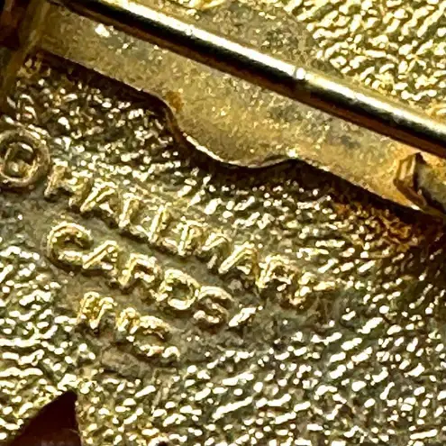 Hallmark Vintage yellow butterfly pin