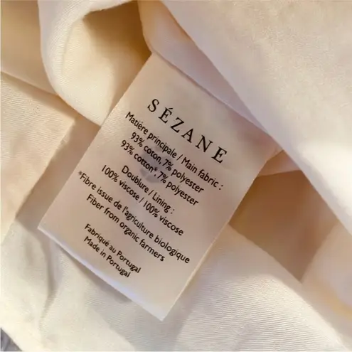 Sézane Sezane stunning eyelet lined cotton French mini skirt EUC