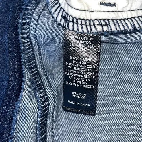 Betabrand Straight Leg 4-Pocket Yoga Denim Dark Indigo Large Petite