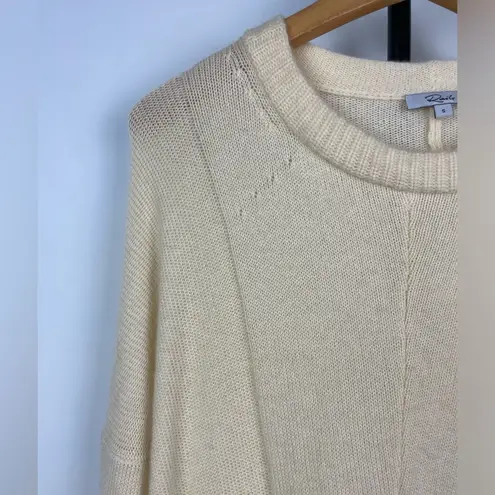 Rails Joanna Cream Ivory Cashmere Wool Blend Pullover Knit Sweater