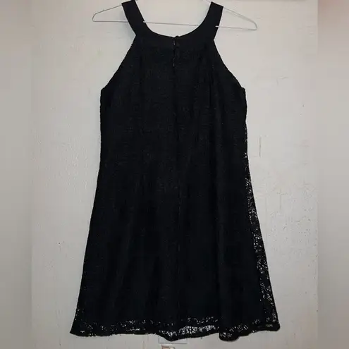 love on a hanger  Black Lace Overlay Dress Size 11