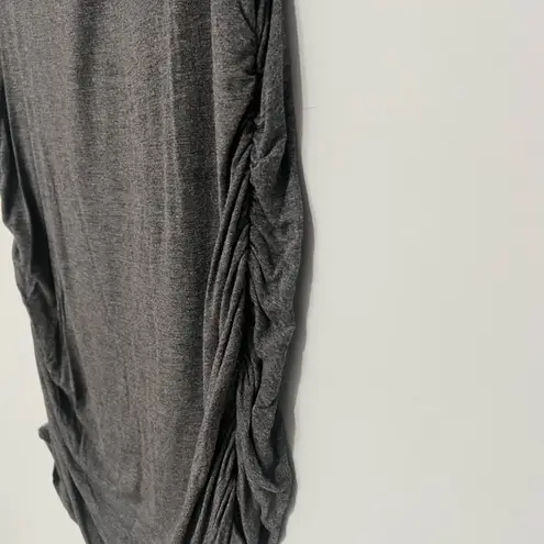 Pinkblush dark gray maternity mini dress