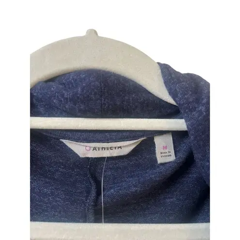 Athleta  Luxe pose wrap circle cardigan blue sz medium