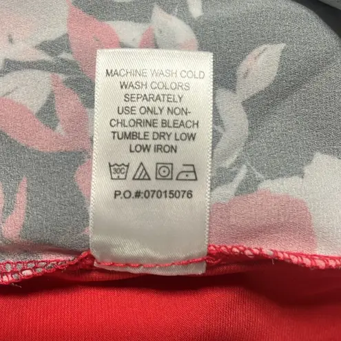 Jessica London Top Sz 30/32 (3X) Scarf Sleeve Tunic Oversized Feminine Floral