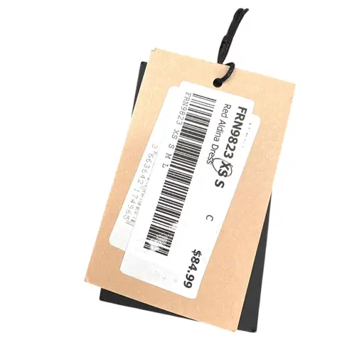 FRNCH Aldina A-Line V-Neck Mini Dress Red Size XS NWT