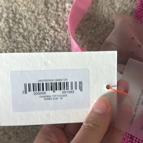 Poster Girl NWT Bambi top in bubblegum pink