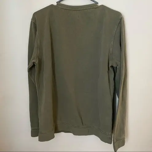 Treasure & Bond Sweatshirt Crewneck Pullover Olive Night Green Casual