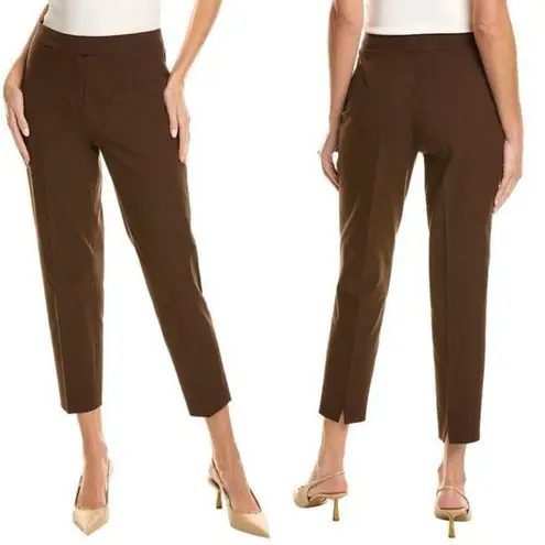 Piazza Sempione Brigitte Wool Trousers Pants Chocolate Brown Corpcore Workwear