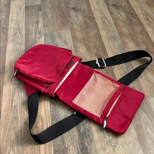 Travelon Crossbody Bag Red Travel Sling bag adjustable strap