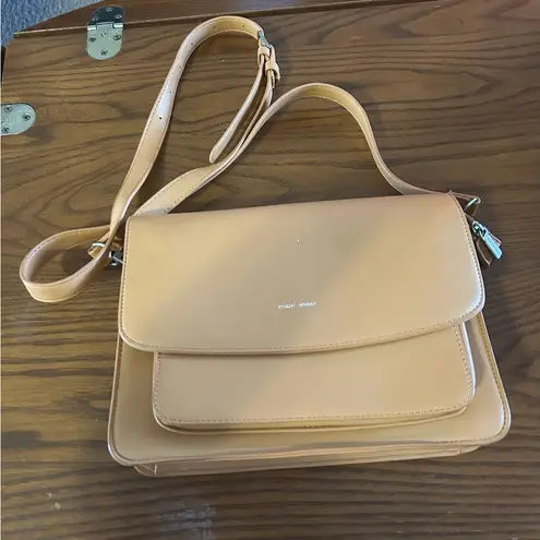 Pixie Mood Bag Tan Leather Shoulder Bag perfect besides on small flaw