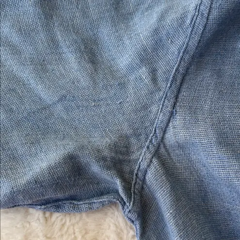 Flax  Blue Linen Tunic Small - Image 5