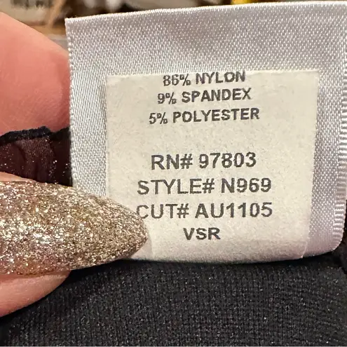 CORSET BLACK WHITE CROP LACE camisole TANK TOP M Size M