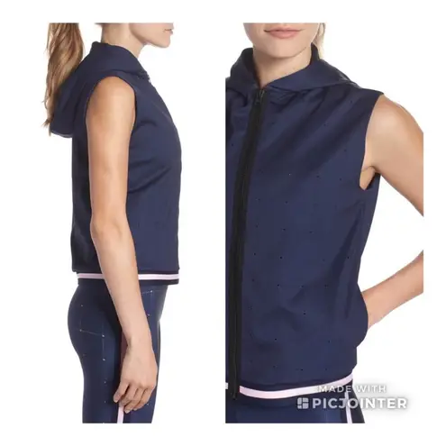 Ultracor Quiltline Flux Vest Navy Blue Pink XS Perforated Athletic