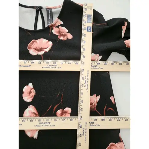 Agnes & Dora Floral Romance Adams Dress Nwt Sz S Black & Pink
