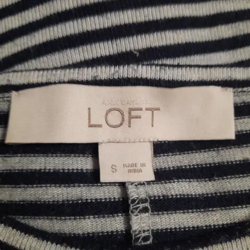 Ann Taylor  Loft Striped Shirt Size Small
