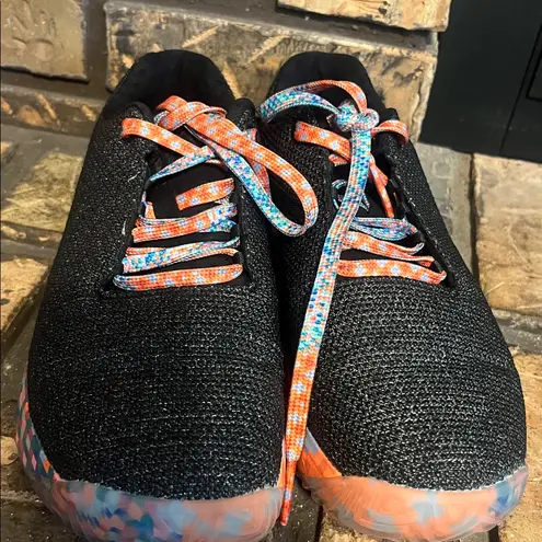 Nobull Heathered Gray Rainbow Pixel Outwork Edge (Impact) Athletic Shoes 8.5