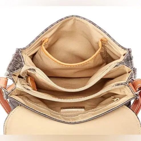 Giani Bernini Block Signature Crossbody Organizer Bag Retail $99.50