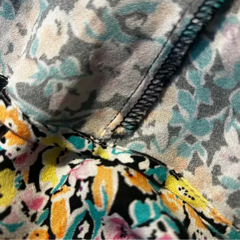 AFRM Pastel Colorful London Ditsy Floral Long Sleeve Mini Dress HEMMED Medium Green