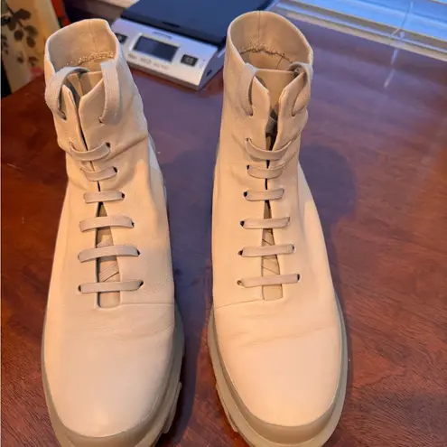 Rag and Bone  Shiloh Hiker Boots Oyster Grey Size 38.5