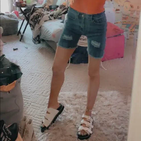 Boutique Denim Cut-Off Shorts