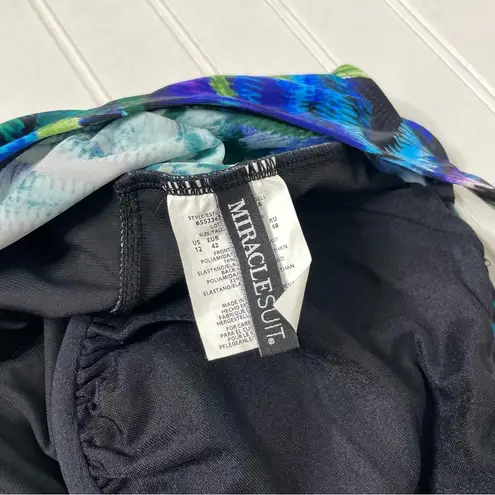 MiracleSuit Women's Useppa Esmerelda Underwire One-Piece Swimsuit Sz 12 70