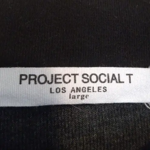 Project Social T  Lets Get Cozy Fleece Sweatshirt-Large-Cropped-Crewneck