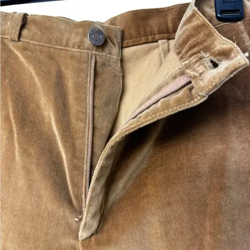 Calvin Klein ‎ Vintage Brown Cotton Straight Leg Pants Size 8