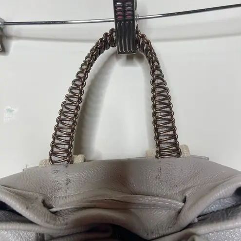 Callista BACKPACK IN GREY GRAINED LEATHER Gray