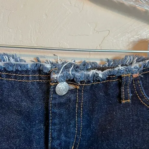 Just USA Y2K No Waist Raw Hem Denim Shorts