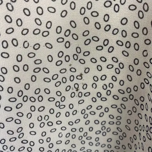 Flax Club Monaco Silk Light Pink Mini Skirt High Waisted Bias Cut Flowy Dot Printed 2