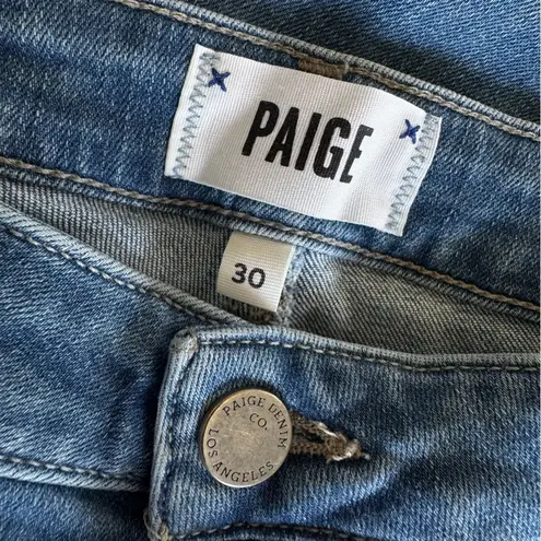 Paige  Verdugo Ankle Jeans in Zaid Destructed Size 30