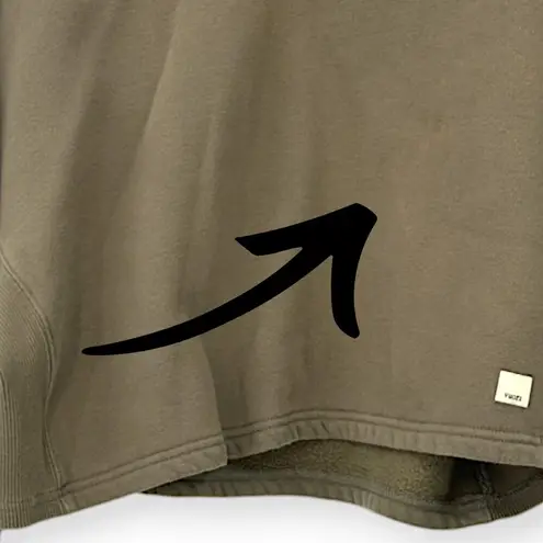 Vuori | L | Restore Crop Crew Pullover Long Sleeve Oregano Sweatshirt VW259