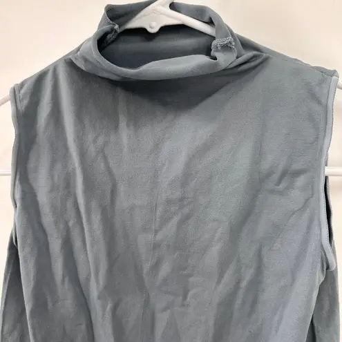 SKIMS  Essentials Mock Neck Bodysuit in Arctic Blue Size XXS / XS