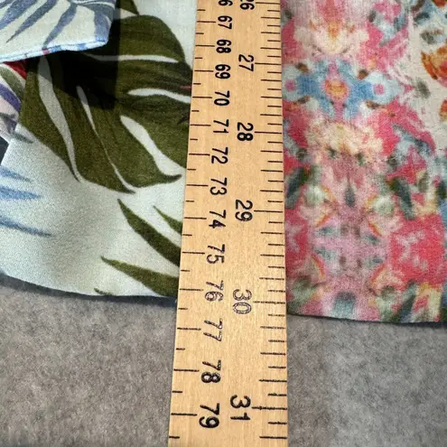 John Mark Kimono Cardigan Womens Small White Embroidered Romantic Boho Resort