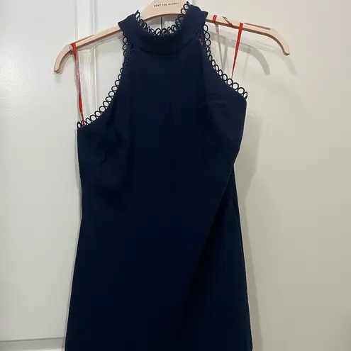 Monique Lhuillier ML Navy Blue Love No One Gown Size 6 US $465