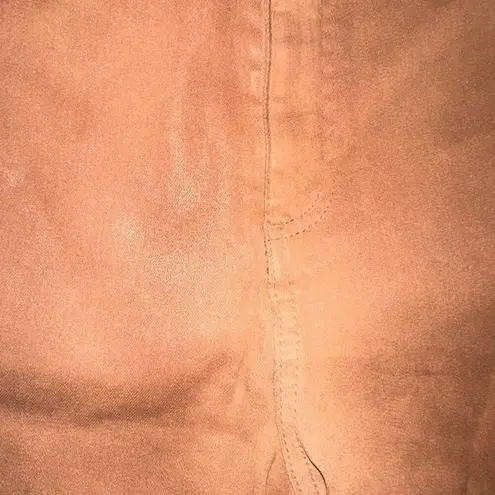 Liverpool stretchy boutique faux leather brown 10/30 jeans Tan