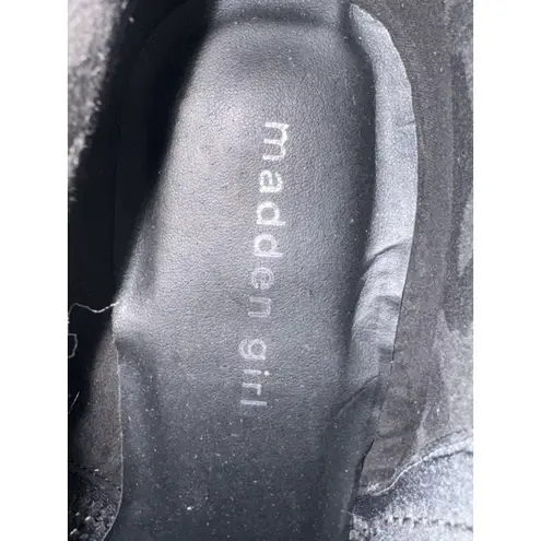 Madden NYC Women's Rain Zip Up High Heel Fashion Ankle Boots Black Size 9