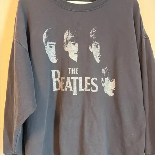 Tailgate The Beatles Crewneck Pullover Sweatshirt Brand Women’s Large Charcoal