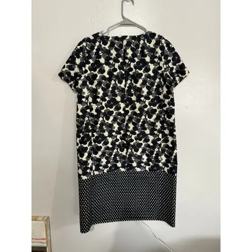 WEEKEND MAX MARA GALEA PRINTED SHORT SLEEVES SHIFT DRESS SIZE 12