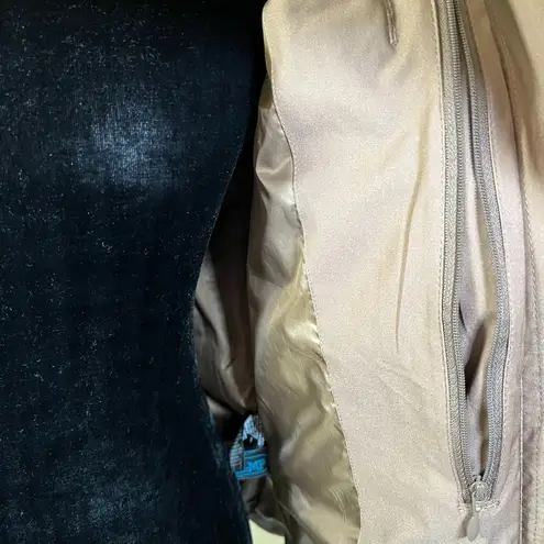 Nils Brown Belted Jacket with Faux Fur Hood Women's Size 6