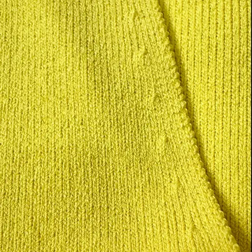 Reiss Sophia V-Neck Bodycon Top Tank Sleeveless Stretchy Yellow Size XS NWOT