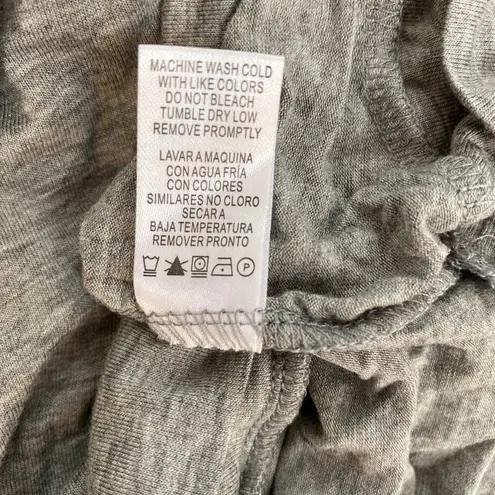 Heart & Hips Gray Hooded Long Sleeve Lightweight Pullover Shirt Women Sz M