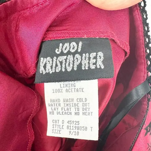 Jodi Kristopher Vintage Hi Low Dress Size 9/10 Modern 8 Vampy Whisigoth Gothic - Image 8