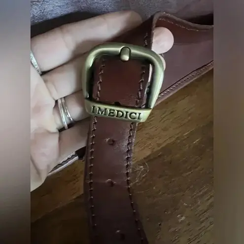 I Medici Firenze brown 100% Italian leather satchel Bag