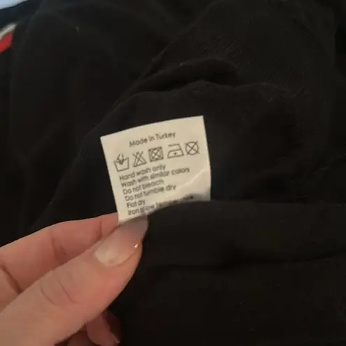 Ragdoll Rainbow Stripe Sweater in Black Multi