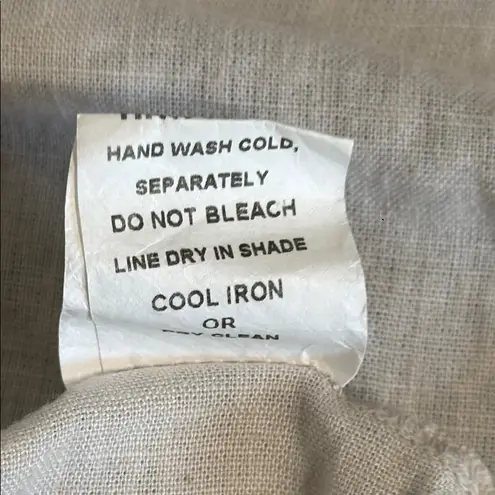 Francesco Biasia Women's Linen Blend Button Down Made in Italy Size Medium Size L