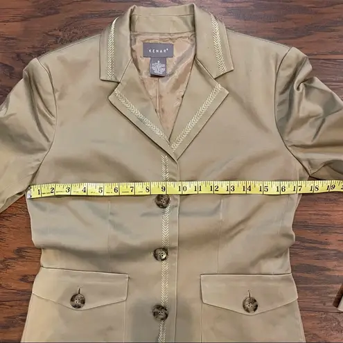 Kenar light khaki blazer, size 2